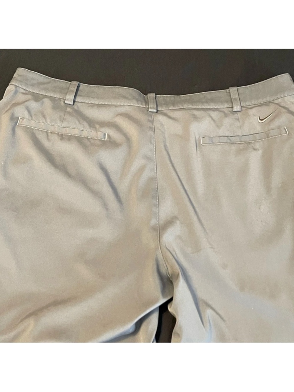 2 Pair Nike Golf Tour Performance Golf Shorts Size 38 Gray & Tan Dri-Fit Men’s - Picture 16 of 16
